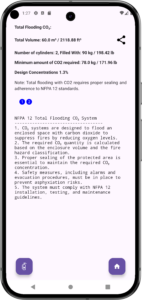 Fire Protection Calculation App
